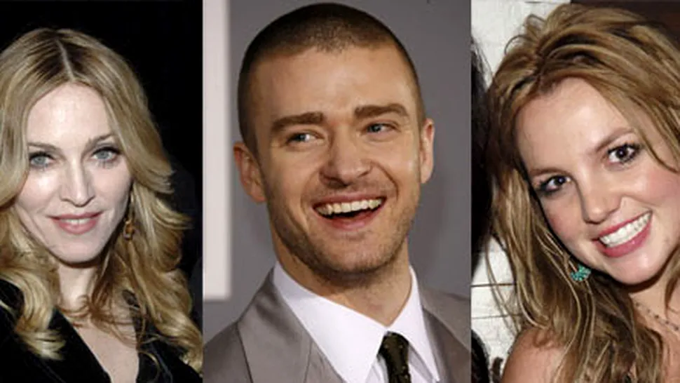 Madonna, Britney si Justin vor canta impreuna!