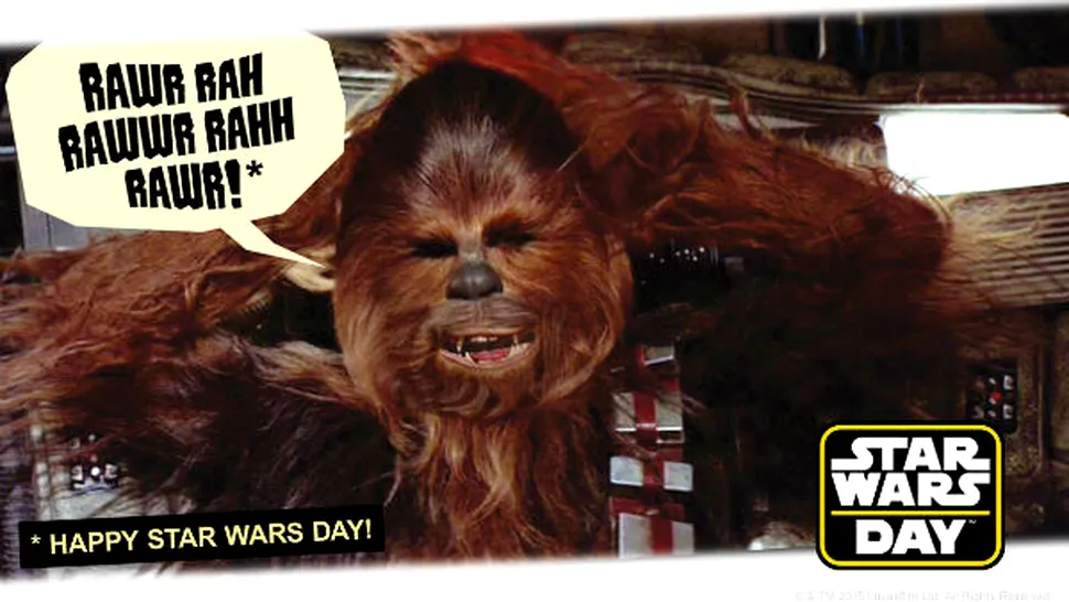 
Pe 4 mai este Ziua Star Wars! 