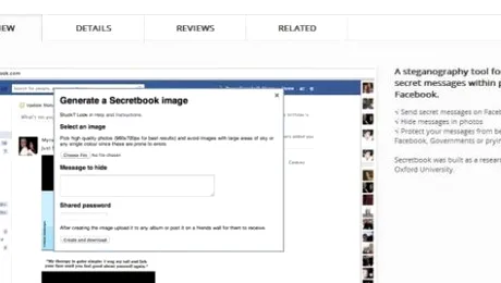 Secretbook – cum să ascunzi mesaje în pozele de pe Facebook