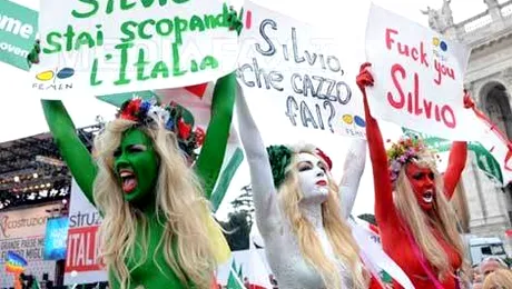 Protest topless la Vatican