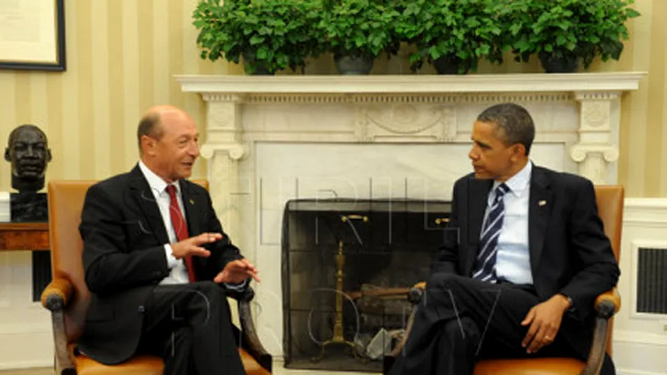 In sfarsit, Basescu s-a intalnit cu Obama