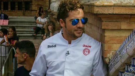 David Bisbal, în vizită la „MasterChef Junior“