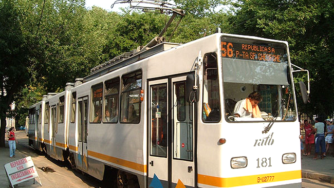 Tramvai de pe linia 56, care va circula deviat pe 7 noiembrie