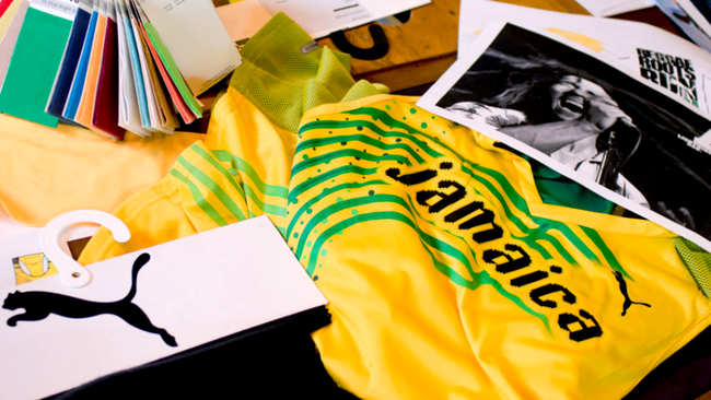 Echipament PUMA al echipei Jamaicai