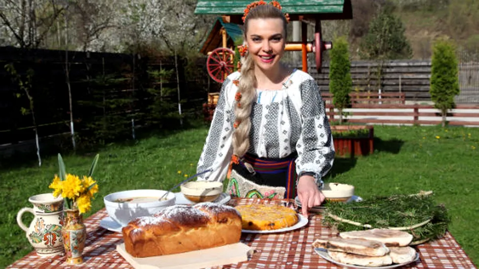Crina Matei fascinată de bunătăţile culinare româneşti