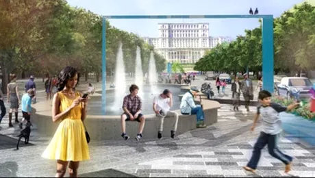 B-dul Unirii va fi modernizat cu un amfiteatru, turn de observație și zonă pietonală extinsă