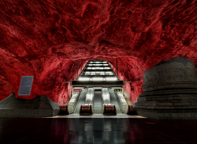 Metroul din Stockholm, Suedia
