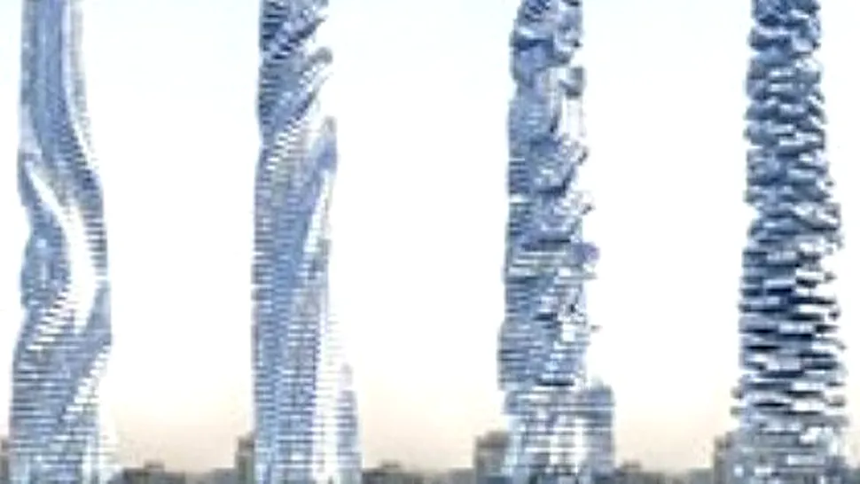 Floarea soarelui sub forma de bloc turn, in Dubai