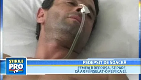 Soacra e o poama acra, care injunghie ginerele si pleaca!