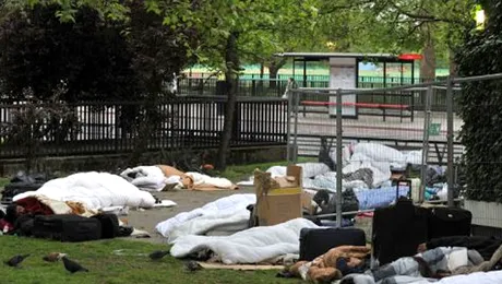 Romii și-au „pus corturile” într-un cartier select din Londra