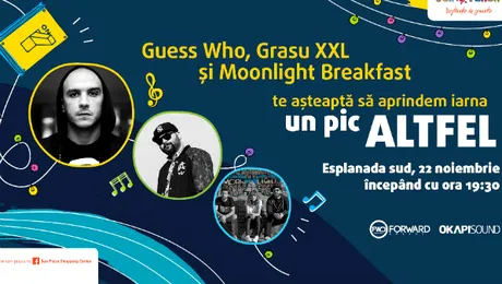 Concert: Guess Who, Grasu XXL, Moonlight Breakfast – 22 noiembrie