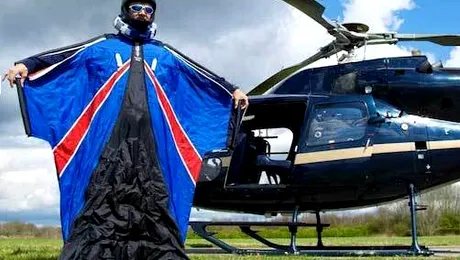 A sărit fără parașută și nu a murit! (Video)