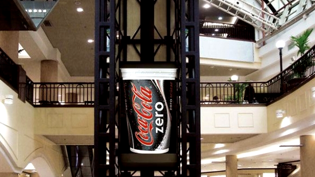 publicitatea in lift