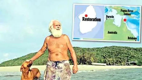 A trăit 20 de ani pe o insulă pustie, iar acum autoritățile îl evacuează