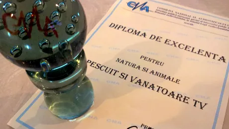 PVTV a primit Diploma de excelenţă pentru Natură şi animale