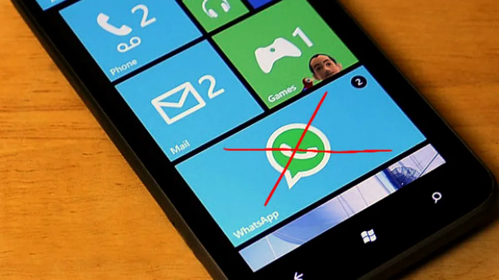 Aplicația WhatsApp nu mai e disponibilă pentru Windows Phone!