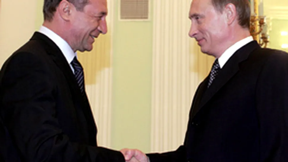 Vladimir Putin se intalneste azi cu Traian Basescu