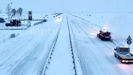 Autostrada A2, închisă din cauza poleiului