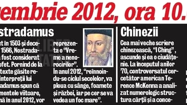 Sfarsitul lumii, in ochii prezicatorilor Planetei