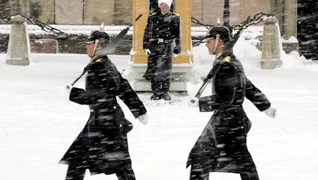 Doi Mosi Craciuni au furat arma unei garzi regale suedeze