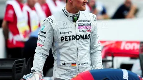Schumacher, filmat în timpul accidentului!