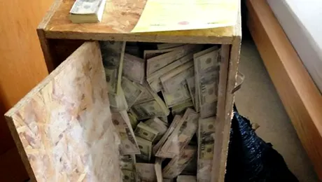 Opt milioane de dolari găsiți în timpul filmărilor la un reality show