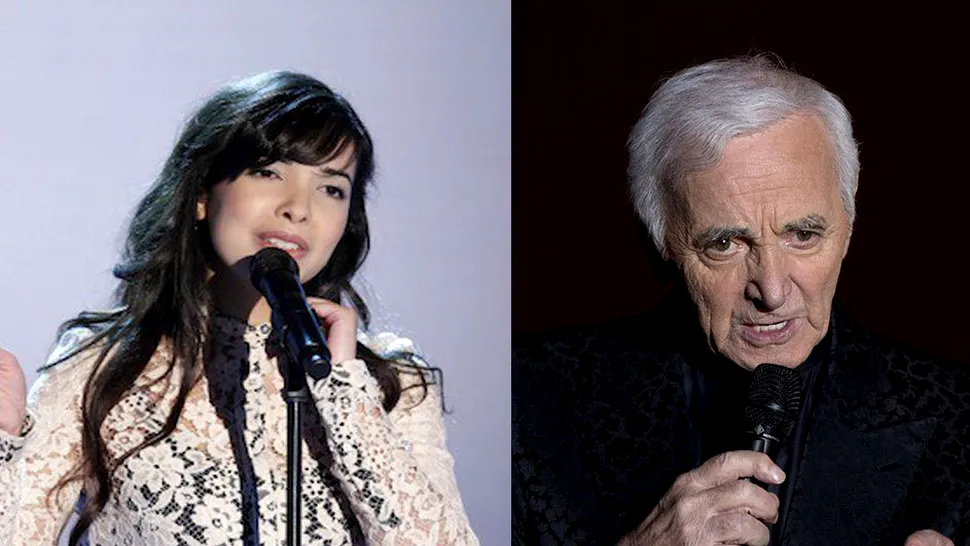 Charles Aznavour și-a declarat dragostea, în versuri, pentru Indila