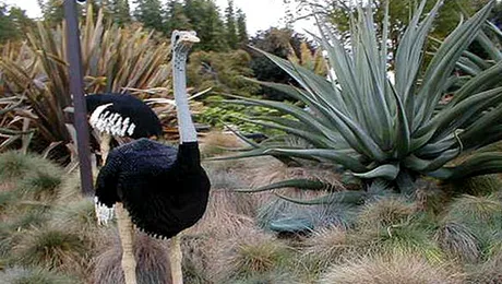 Grădină zoologică „sigură” pentru copii: animalele sunt construite din Lego