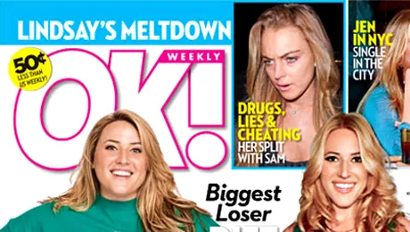 Eroare de Photoshop pe coperta revistei OK!