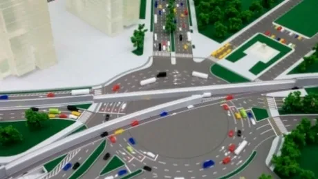 Un cablu electric întârzie lucrările de la Pasajul Piața Presei