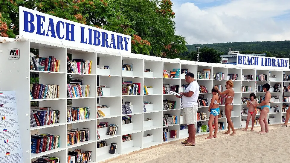 Bulgaria are prima bibliotecă pe plajă din Europa
