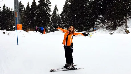 Ligia Munteanu şi Cristina Soare, împreună în vacanţa de iarnă