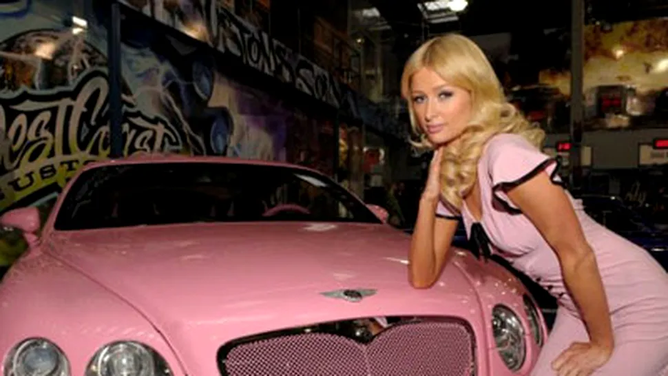 Pink Bentley pentru Paris Hilton (Poze)