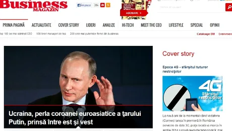 Site-ul revistei Business Magazin într-un nou layout