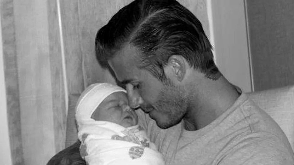 Au aparut primele poze cu fiica lui David Beckham
