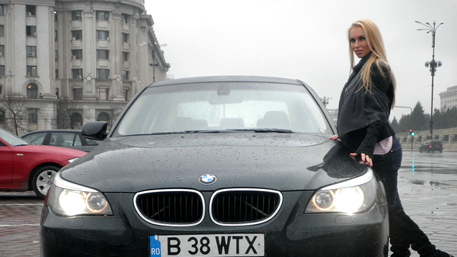 Andreea Spataru este indragostita de autoturismele automate, cum e si BMW Seria 5