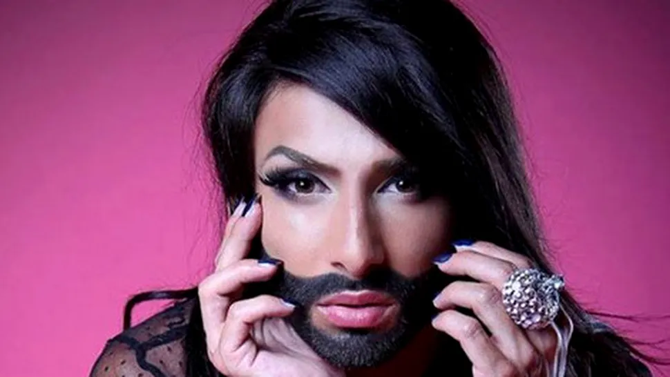 Conchita Wurst, câștigătoarea Eurovision 2014, fără barbă! (Foto)