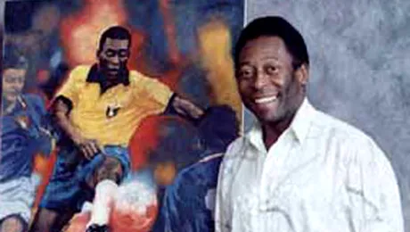 Pele, invitat de onoare in Romania