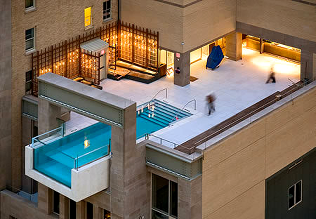 The Hanging Pool - Joule Hotel,Dallas, Texas