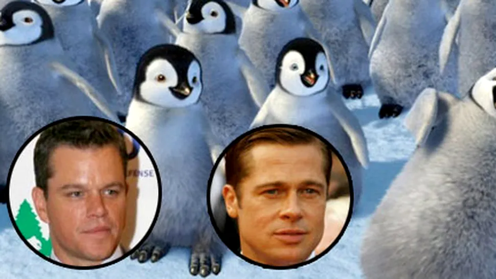 Brad Pitt si Matt Damon isi imprumuta vocile pentru 