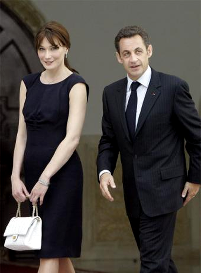 Carla Bruni si Nicolas Sarkozy 