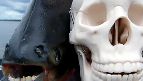 Un pescar a fost muscat de un peste cu dantura umana