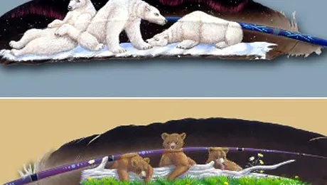 Iata cum pot fi transformate penele in opere de arta (Poze)