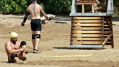 Dorian Popa, accidentat în luptă, în ”Ultimul Trib”: ”I-a fugit genunchiul şi se vedea cum se mişcă” – FOTO