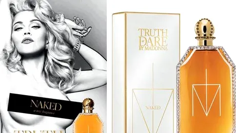 Madonna, topless în reclama pentru noul ei parfum