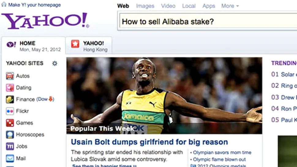 Yahoo vinde înapoi jumătate din acțiunile Alibaba, pentru 7,1 miliarde de dolari