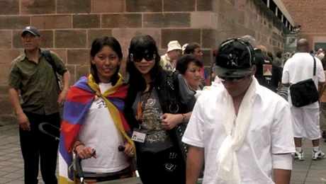 Laura Andreşan s-a întîlnit cu Dalai Lama