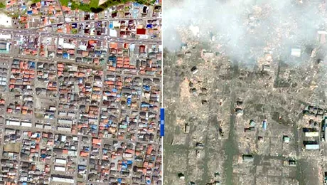 Japonia, inainte si dupa tsunami (Poze)