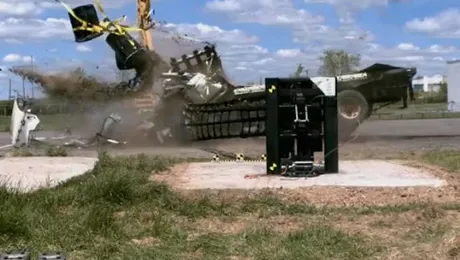 Crezi ca o plasa poate rezista unui camion de 7 tone? (Video)