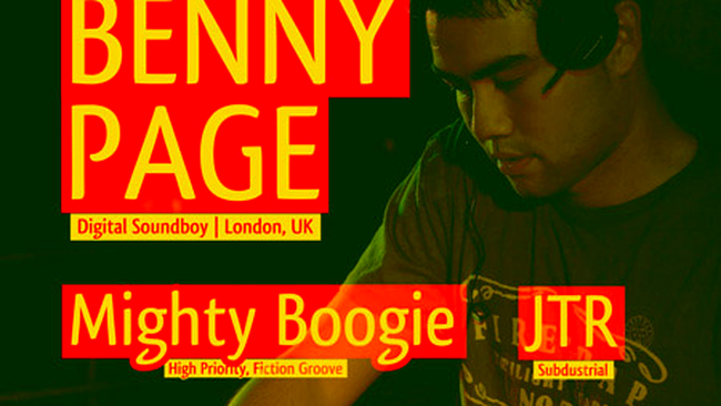 Concert Benny Page - Posterul evenimentului